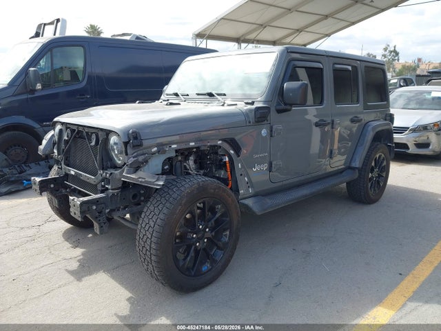 45247184 :رقم المزاد ، 1C4JJXP67PW691166 vin ، 2023 Jeep Wrangler 4xe Sahara 4x4 مزاد بيع