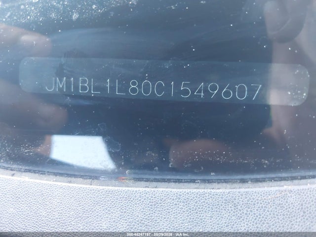 45247197 :رقم المزاد ، JM1BL1L80C1549607 vin ، 2012 Mazda Mazda3 I Touring مزاد بيع