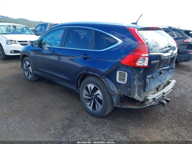 2015 Honda Cr-v Touring მანქანა იყიდება აუქციონზე, vin: 5J6RM4H93FL055307, აუქციონის ნომერი: 45247361