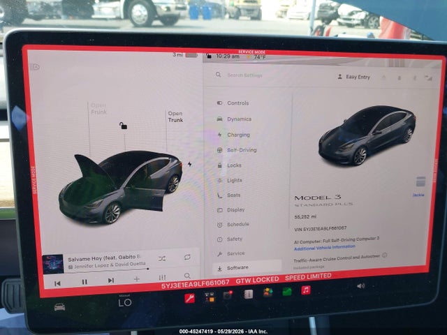 Продажа на аукционе авто 2020 Tesla Model 3 Standard Range Plus Rear-wheel Drive/standard Range Rear-wheel Drive, vin: 5YJ3E1EA9LF661067, номер лота: 45247419