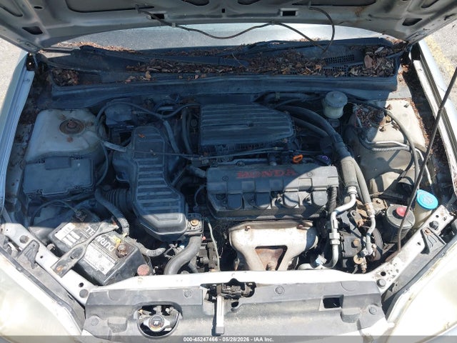2001 Honda Civic Lx მანქანა იყიდება აუქციონზე, vin: 1HGES16531L073065, აუქციონის ნომერი: 45247466