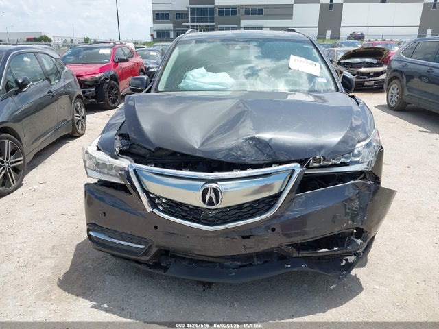 45247516 :رقم المزاد ، 5FRYD4H98GB015664 vin ، 2016 Acura Mdx Advance   Entertainment Packages/advance Package مزاد بيع