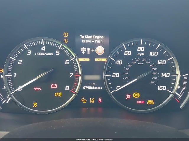 45247545 :رقم المزاد ، 5J8YD4H37HL005155 vin ، 2017 Acura Mdx مزاد بيع