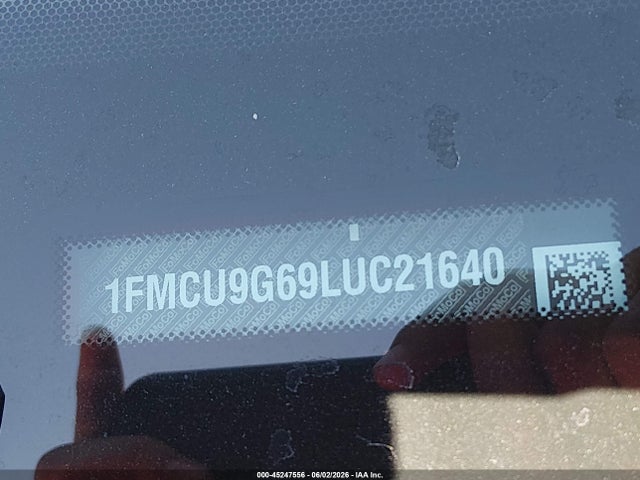 Aukcja sprzedaży 2020 Ford Escape Se, vin: 1FMCU9G69LUC21640, numer aukcji: 45247556