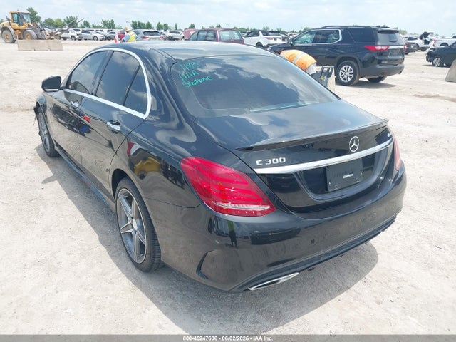 Aukcja sprzedaży 2015 Mercedes-benz C 300 Sport 4matic, vin: 55SWF4KB3FU038605, numer aukcji: 45247606