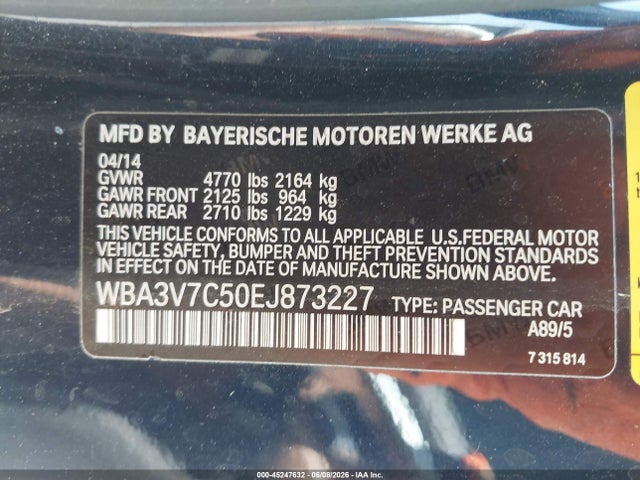BMW 428i 2014 WBA3V7C50EJ873227 Image 9