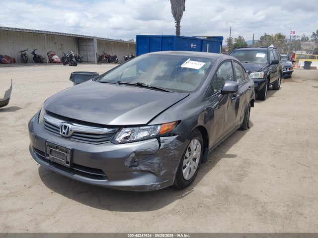 Продажа на аукционе авто 2012 Honda Civic Lx, vin: 19XFB2F56CE362462, номер лота: 45247634