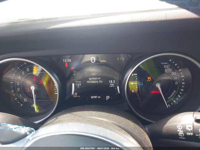 45247681 :رقم المزاد ، 1C4JJXR67PW516087 vin ، 2023 Jeep Wrangler 4xe Rubicon 4x4 مزاد بيع