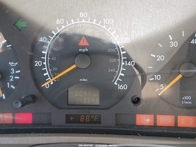 45247967 :رقم المزاد ، WDBFA67F3WF163654 vin ، 1998 Mercedes-benz Sl 500 مزاد بيع