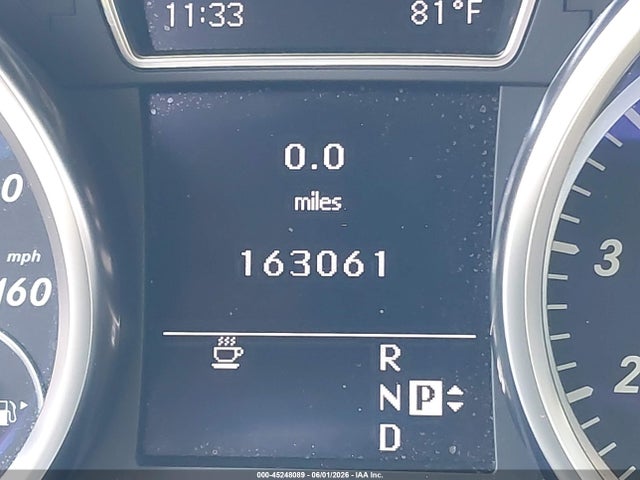 Продаж на аукціоні авто 2012 Mercedes-benz Ml 350 4matic, vin: 4JGDA5HB0CA027453, номер лоту: 45248089