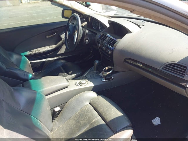 2004 Bmw 645ci მანქანა იყიდება აუქციონზე, vin: WBAEH73494B190877, აუქციონის ნომერი: 45248129