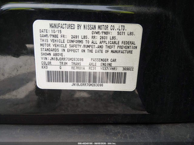 Продажа на аукционе авто 2016 Infiniti Qx50, vin: JN1BJ0RR7GM263096, номер лота: 45248195