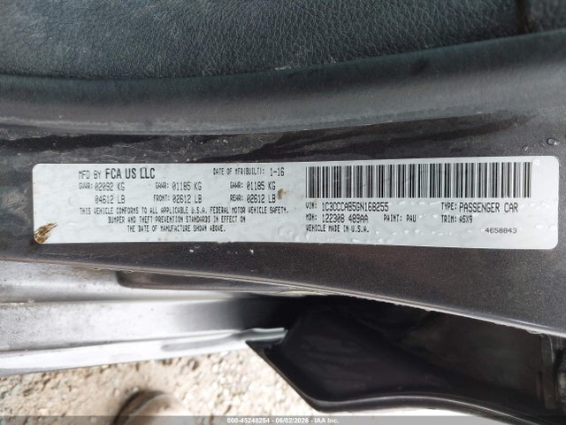Продаж на аукціоні авто 2016 Chrysler 200 Limited, vin: 1C3CCCAB5GN168255, номер лоту: 45248254