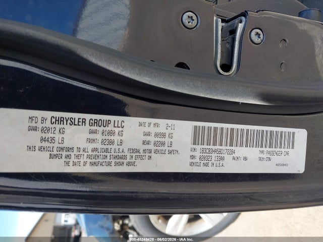 Продаж на аукціоні авто 2011 Dodge Caliber Mainstreet, vin: 1B3CB3HA5BD172284, номер лоту: 45248428