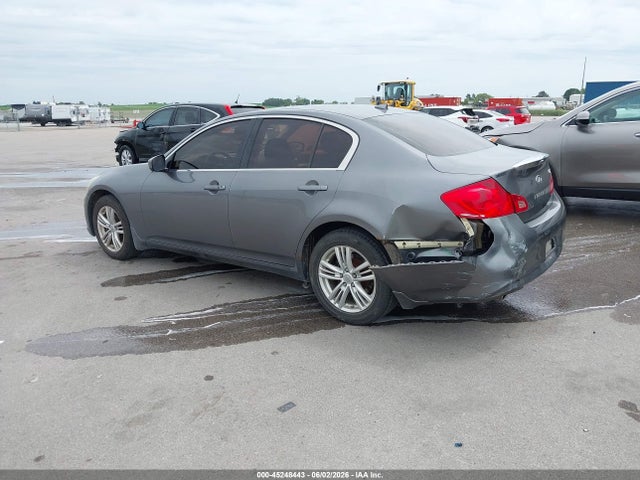 Продажа на аукционе авто 2011 Infiniti G25x, vin: JN1DV6AR7BM650428, номер лота: 45248443