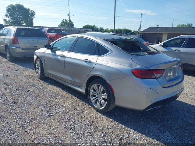 2015 Chrysler 200 Limited მანქანა იყიდება აუქციონზე, vin: 1C3CCCAB5FN529255, აუქციონის ნომერი: 45248520