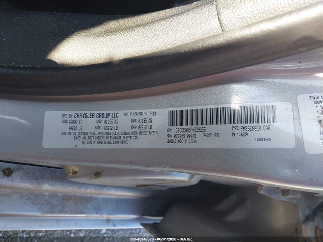 45248520 :رقم المزاد ، 1C3CCCAB5FN529255 vin ، 2015 Chrysler 200 Limited مزاد بيع