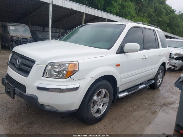 2006 Honda Pilot Ex-l მანქანა იყიდება აუქციონზე, vin: 5FNYF28596B033652, აუქციონის ნომერი: 45248667