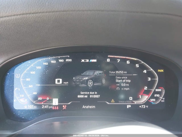 45248718 :رقم المزاد ، 5YM13EC08P9R90428 vin ، 2023 Bmw X3 M مزاد بيع