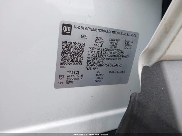 3GN7DMRP6TS124191 Chevrolet Equinox Ev Lt 1