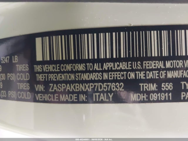 2023 Alfa Romeo Stelvio Ti Awd მანქანა იყიდება აუქციონზე, vin: ZASPAKBNXP7D57632, აუქციონის ნომერი: 45248851