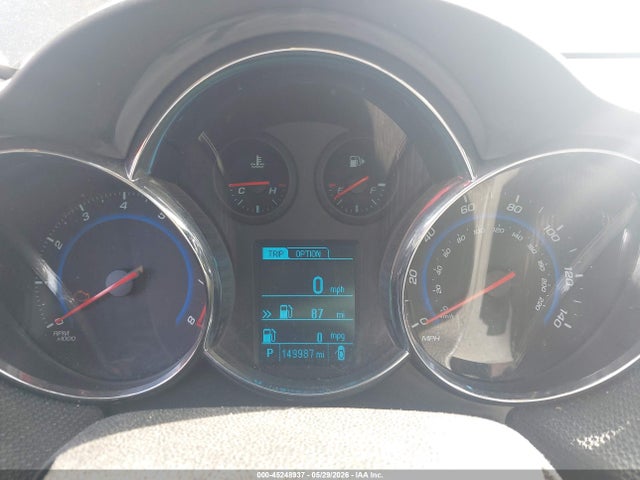 45248937 :رقم المزاد ، 1G1PE5SB6G7158123 vin ، 2016 Chevrolet Cruze Limited 1lt Auto مزاد بيع