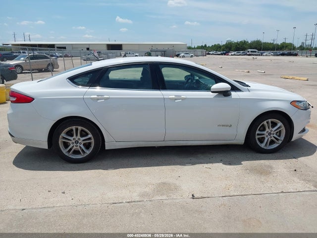 2018 Ford Fusion Hybrid Se მანქანა იყიდება აუქციონზე, vin: 3FA6P0LU5JR172309, აუქციონის ნომერი: 45248936
