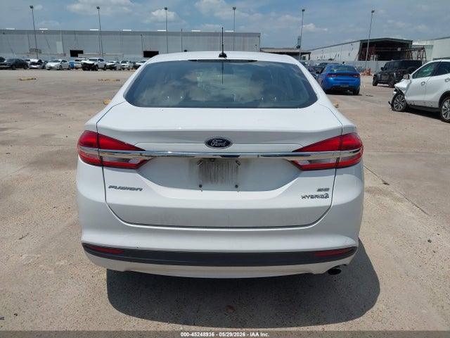 2018 Ford Fusion Hybrid Se მანქანა იყიდება აუქციონზე, vin: 3FA6P0LU5JR172309, აუქციონის ნომერი: 45248936