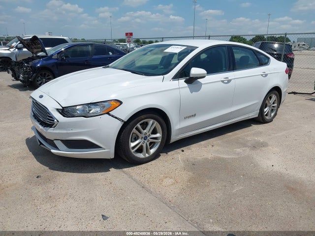 2018 Ford Fusion Hybrid Se მანქანა იყიდება აუქციონზე, vin: 3FA6P0LU5JR172309, აუქციონის ნომერი: 45248936