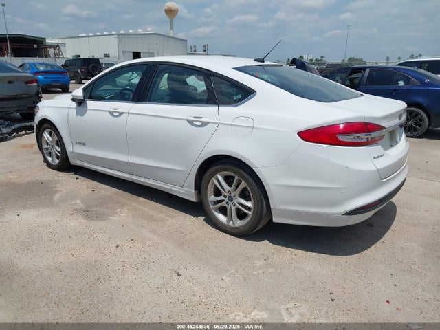 2018 Ford Fusion Hybrid Se მანქანა იყიდება აუქციონზე, vin: 3FA6P0LU5JR172309, აუქციონის ნომერი: 45248936