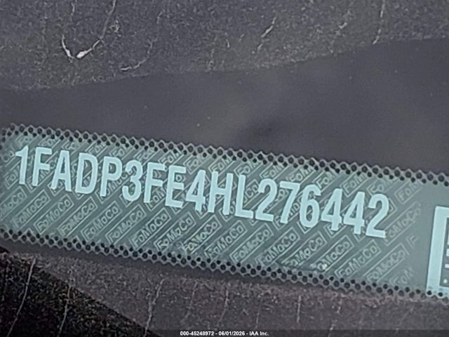 45248972 :رقم المزاد ، 1FADP3FE4HL276442 vin ، 2017 Ford Focus Se مزاد بيع