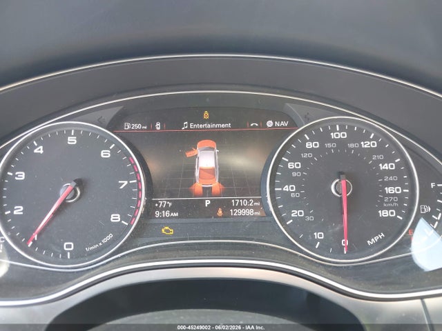 2012 Audi A7 Premium მანქანა იყიდება აუქციონზე, vin: WAUSGAFC9CN001521, აუქციონის ნომერი: 45249002