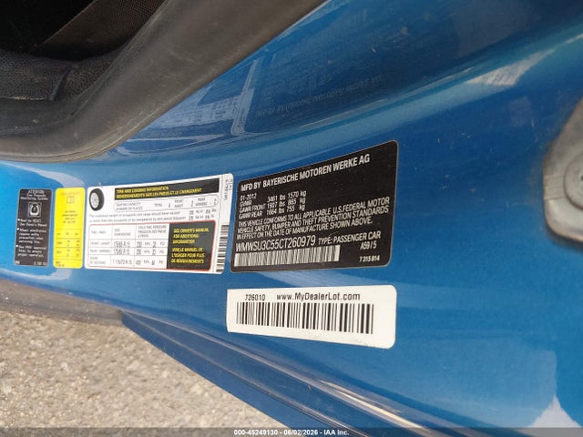Продажа на аукционе авто 2012 Mini Cooper, vin: WMWSU3C55CT260979, номер лота: 45249130