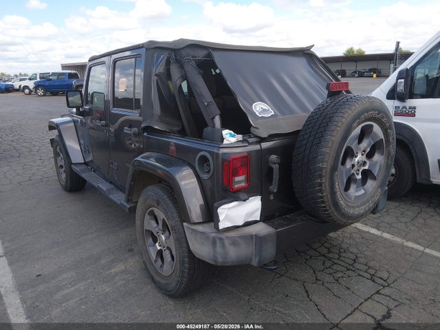 2017 Jeep Wrangler Unlimited Sahara 4x4 მანქანა იყიდება აუქციონზე, vin: 1C4BJWEG4HL570107, აუქციონის ნომერი: 45249187