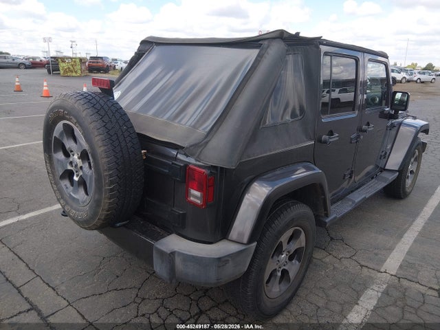 2017 Jeep Wrangler Unlimited Sahara 4x4 მანქანა იყიდება აუქციონზე, vin: 1C4BJWEG4HL570107, აუქციონის ნომერი: 45249187