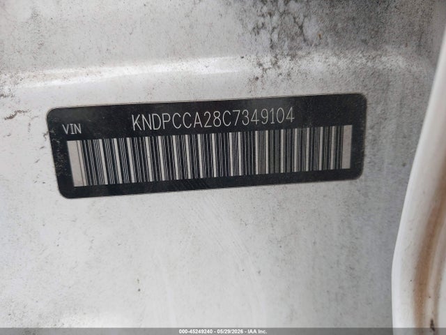 Продажа на аукционе авто 2012 Kia Sportage Ex, vin: KNDPCCA28C7349104, номер лота: 45249240