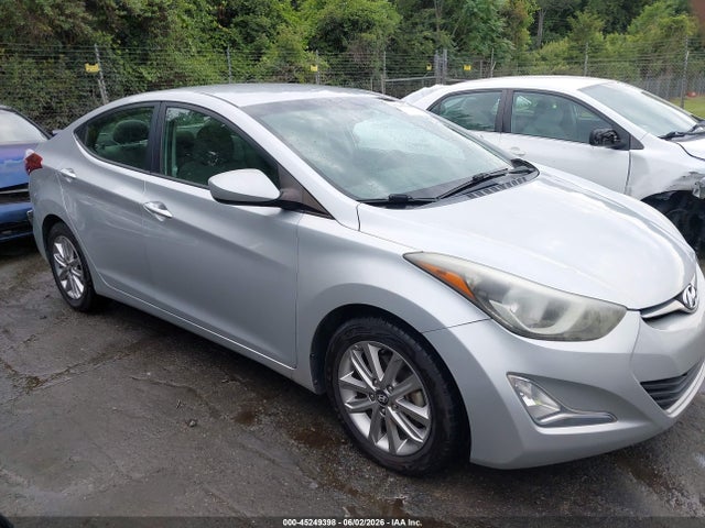 2014 Hyundai Elantra Se მანქანა იყიდება აუქციონზე, vin: 5NPDH4AEXEH457498, აუქციონის ნომერი: 45249398