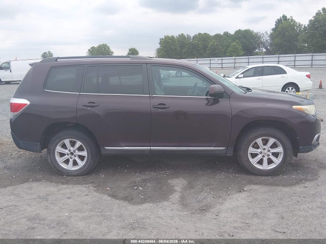 2013 Toyota Highlander Base Plus მანქანა იყიდება აუქციონზე, vin: 5TDZA3EHXDS041291, აუქციონის ნომერი: 45249484