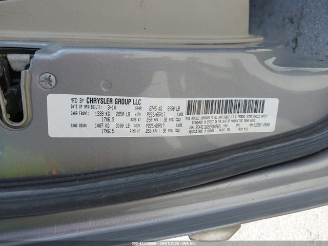 Aukcja sprzedaży 2014 Chrysler Town & Country Touring, vin: 2C4RC1BG5ER348601, numer aukcji: 45249556