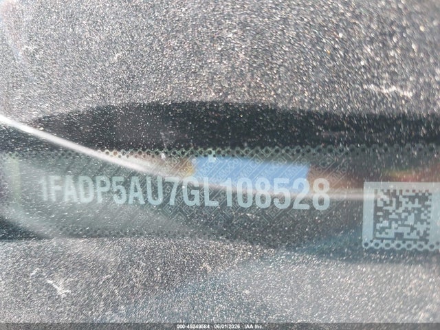 45249584 :رقم المزاد ، 1FADP5AU7GL108528 vin ، 2016 Ford C-max Hybrid Se مزاد بيع