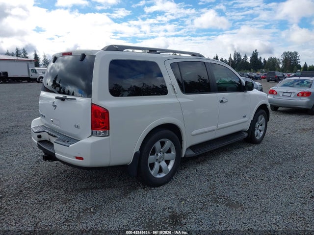 Продажа на аукционе авто 2008 Nissan Armada Le, vin: 5N1AA08C88N601103, номер лота: 45249634