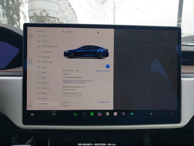 5YJSA1E58NF463769 Tesla Model S Dual Motor All-wheel Drive