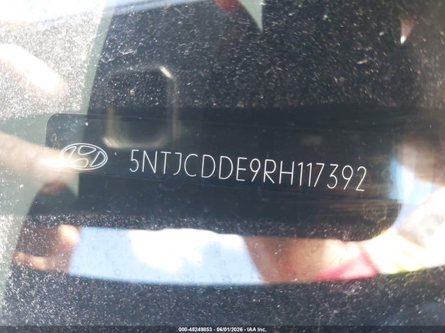 45249853 :رقم المزاد ، 5NTJCDDE9RH117392 vin ، 2024 Hyundai Santa Cruz Sel مزاد بيع