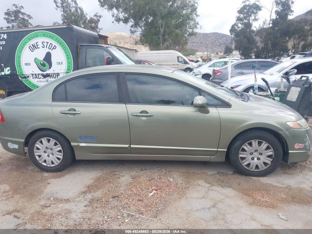 2009 Honda Civic Gx მანქანა იყიდება აუქციონზე, vin: 1HGFA46559L000333, აუქციონის ნომერი: 45249883