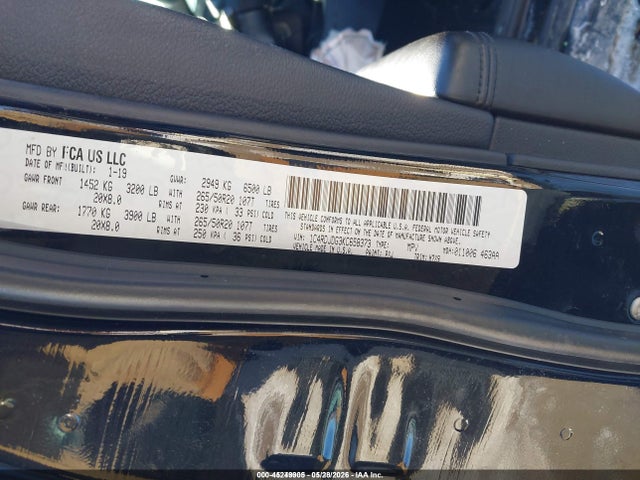 Продаж на аукціоні авто 2019 Dodge Durango Gt Awd, vin: 1C4RDJDG3KC658373, номер лоту: 45249905