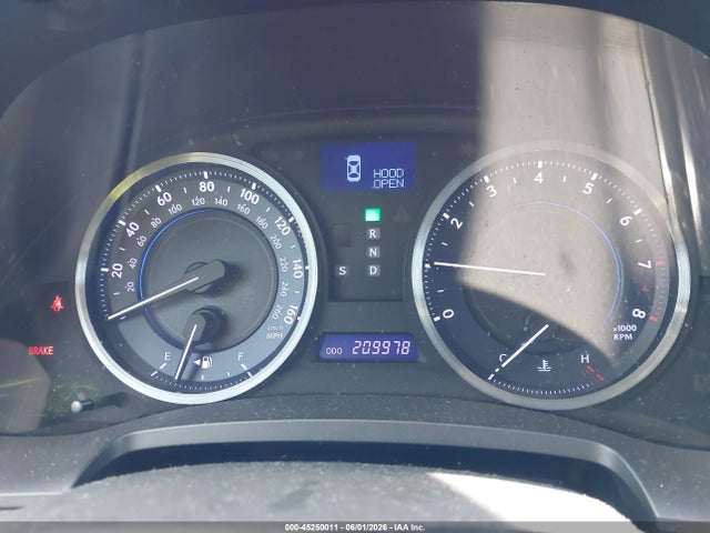 Продажа на аукционе авто 2012 Lexus Is 250, vin: JTHBF5C20C5164596, номер лота: 45250011