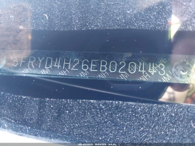45250020 :رقم المزاد ، 5FRYD4H26EB020443 vin ، 2014 Acura Mdx مزاد بيع