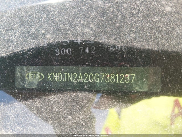 Aukcja sprzedaży 2016 Kia Soul, vin: KNDJN2A20G7381237, numer aukcji: 45250089