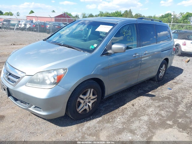 45250264 :رقم المزاد ، 5FNRL387X5B120298 vin ، 2005 Honda Odyssey Ex-l مزاد بيع