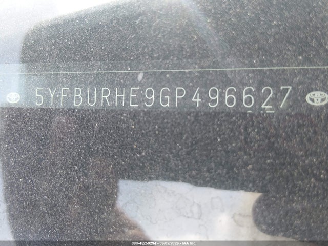 Toyota Corolla S Plus 2016 5YFBURHE9GP496627 Image 9